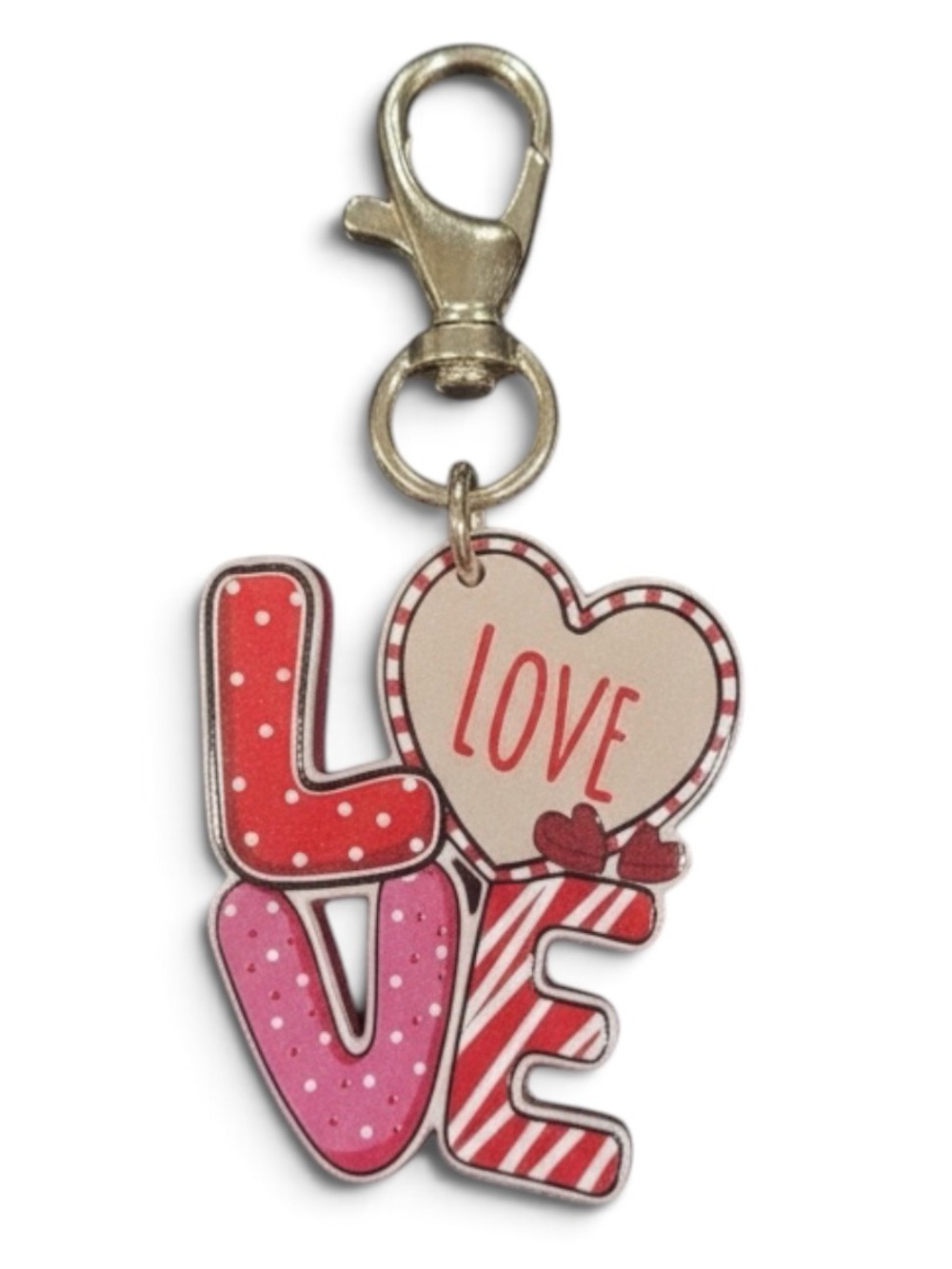 Charm Pop “Love” Zipper Pull / Bag Charm